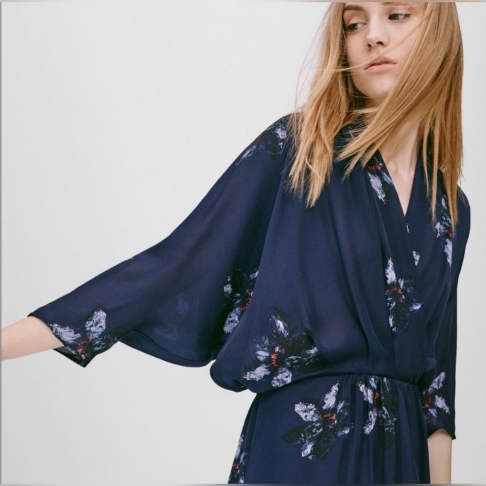 Babaton Cuthbert Navy Patterned Dress